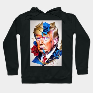 Donald Trump Abstract Hoodie